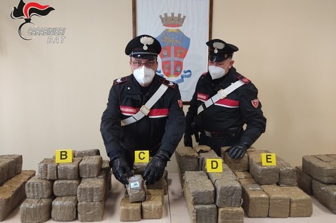177 kg di droga ad Andria