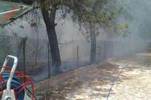 Incendio Viale della Pineta Andria