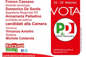 Manifesto elettorale Partito Democratico Andria