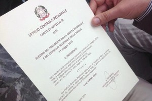 Proclamazione Eletti in Regione