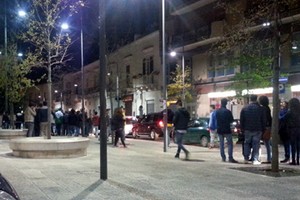 Rissa in Piazza Catuma ad Andria