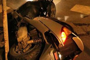 Scooter incidente