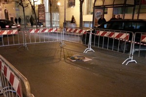 Via De Gasperi cedimento manto stradale
