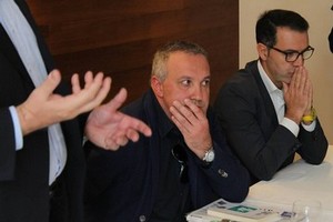Sabino Zinni, in campo al fianco di Emiliano