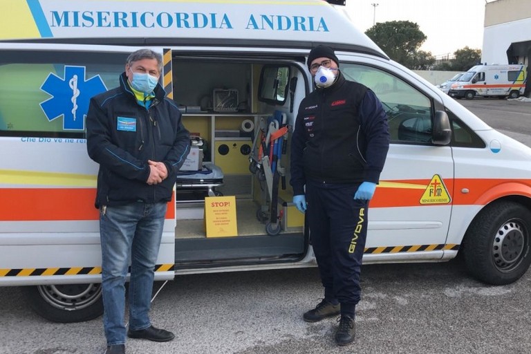 misure per prevenire contagio Misericordia di Andria