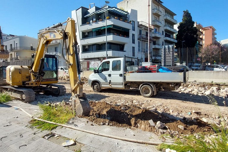 lavori interramento ferroviario Andria