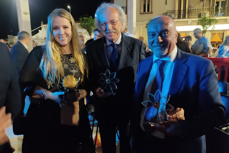 da sx Beatrice Parente; Mario Mucci e Giuseppe Costanza