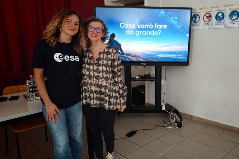 da sx Noemi Delfino con la ds Maria Teresa Natale