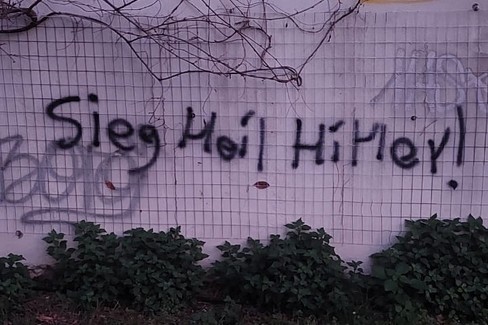 scritte naziste