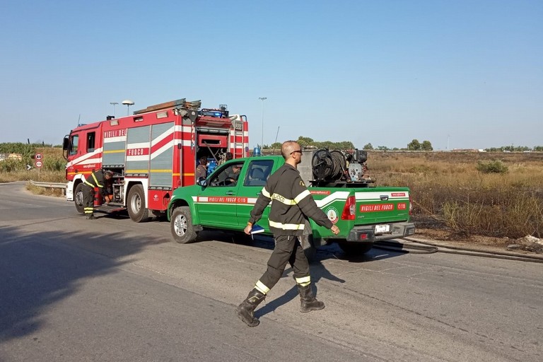 intervento dei Vigili del Fuoco