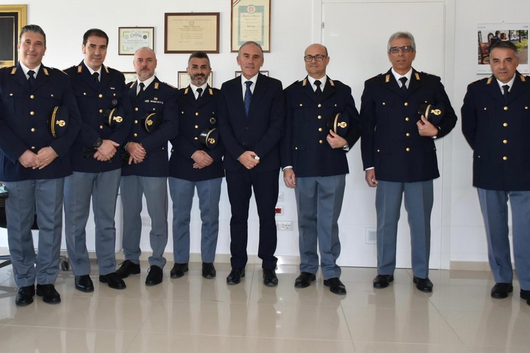 Ispettori della Polizia di Stato in servizio alla Questura Bat