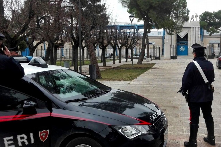 posto di controllo dei Carabinieri