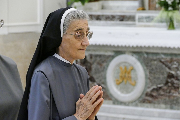 50 anni di fedeltá al Signore di Suor Maria Teresa Casiero madre Superiora provinciale delle suore  Betlemite. <span>Foto Riccardo Di Pietro</span>