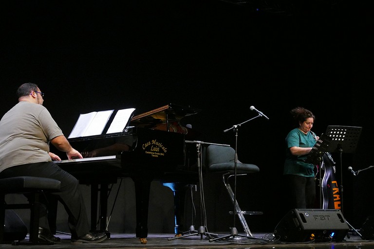 Spettacolo musicale dell’Accademia Federiciana presso la chiesa San Luigi a Castel del Monte. <span>Foto Riccardo Di Pietro</span>