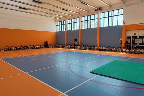 palestra riqualificata della scuola “Enrico Fermi”