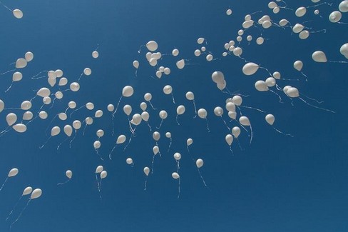 Palloncini bianchi