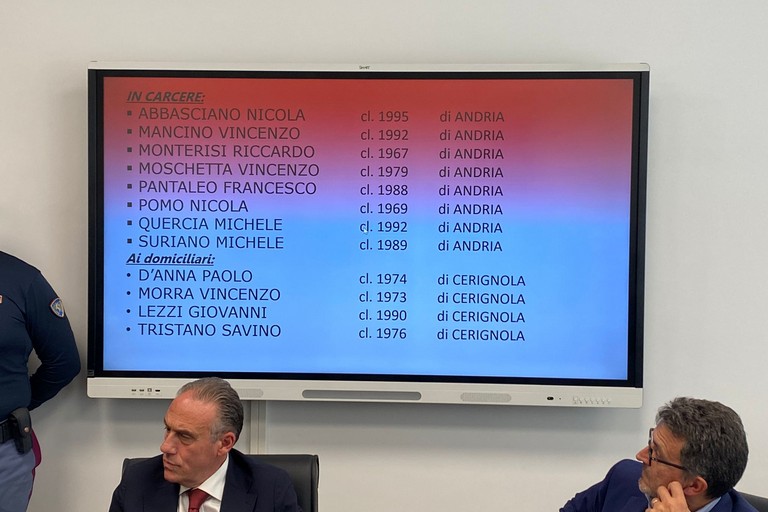Un momento della conferenza stampa