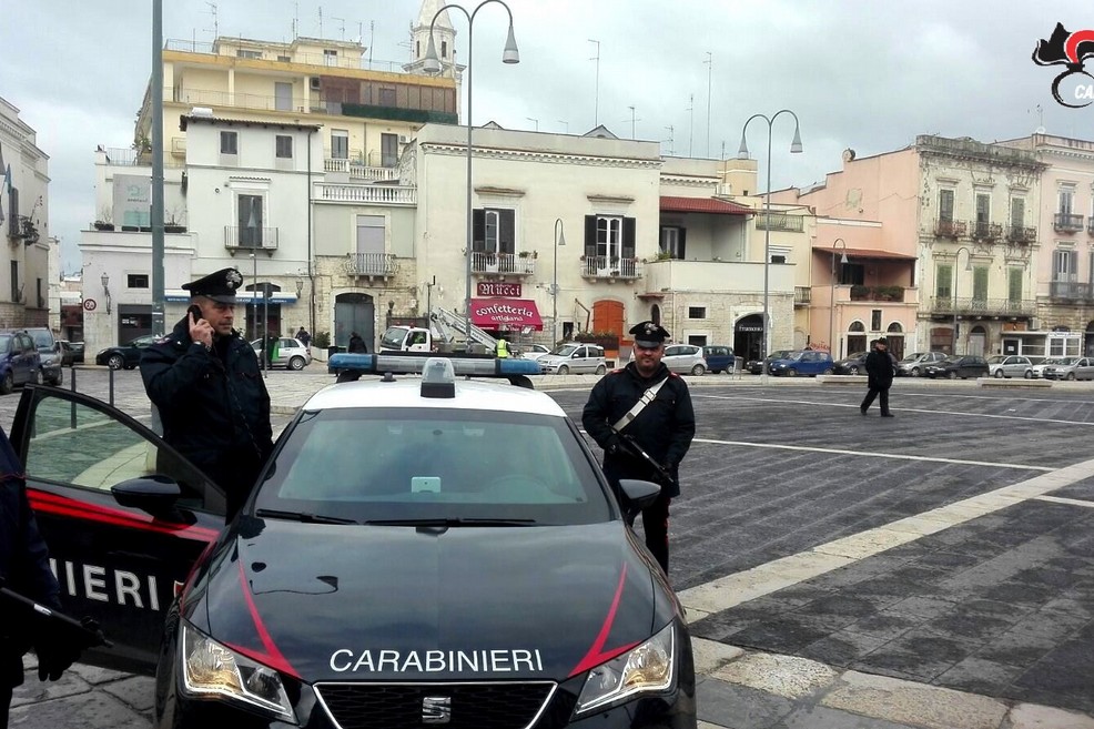 posto di controllo dei Carabinieri