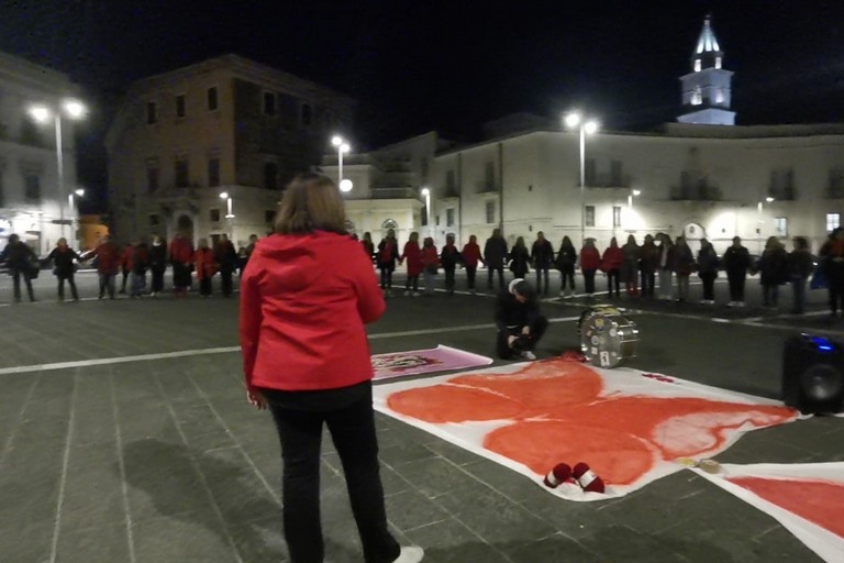 piazza Catuma in rosa
