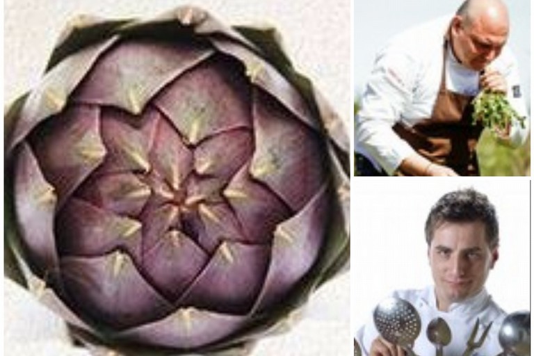 Zito e Sgarra alla fiera del carciofo