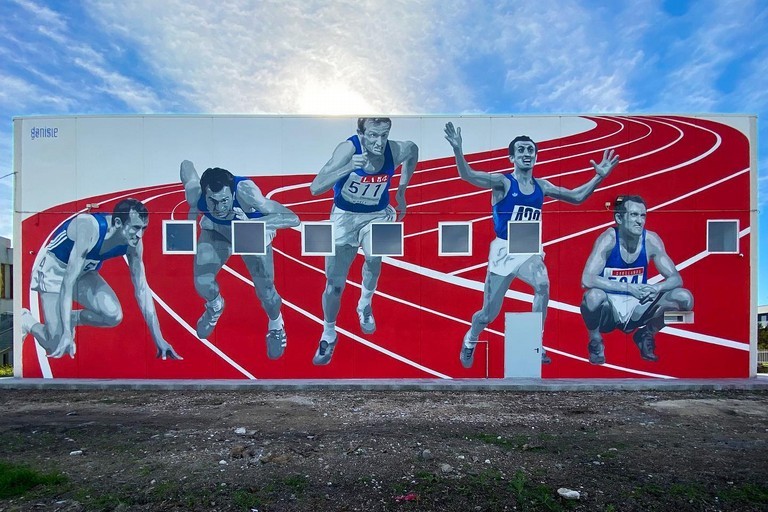 murales dedicato a Pietro Mennea