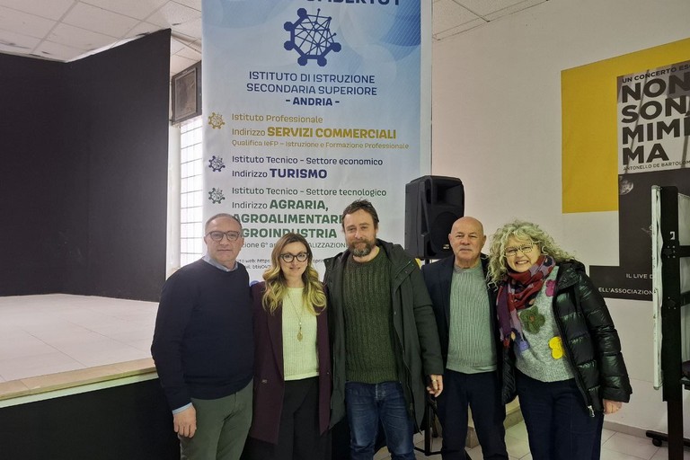 Pinuccio ospite dell’IISS “R. Lotti – Umberto I”