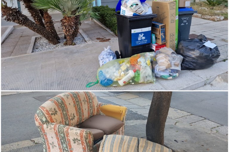 raccolta differenziata nella zona PIP di Andria