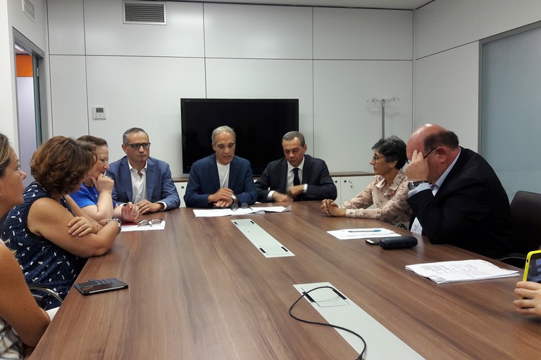 riunione con assessore regionale alle Politiche Abitative, Alfonso Pisicchio