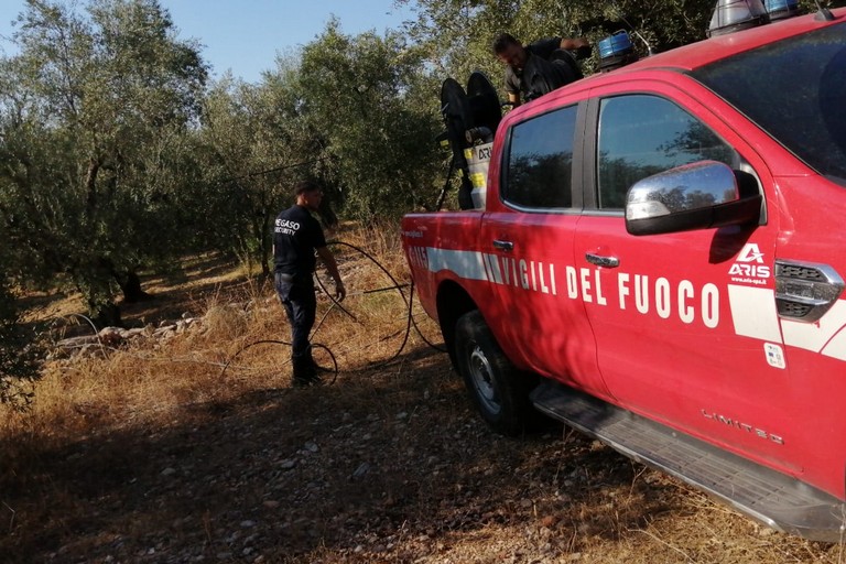 incendio zona Lama del tuono