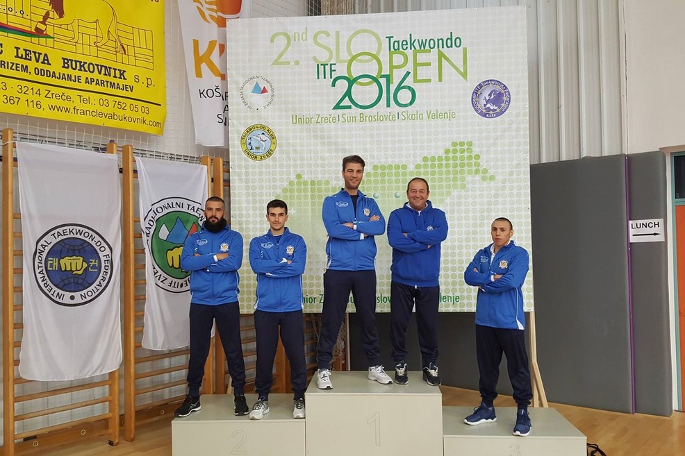 Taekwondo,premiazione in Slovenia