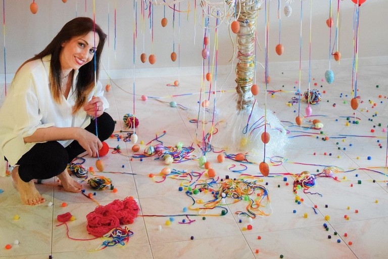 Ricarda Guantario installazione albero della vita