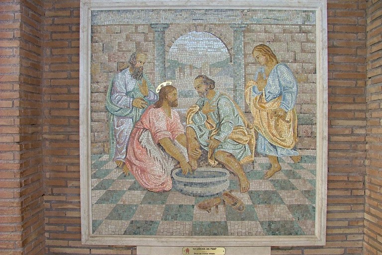 Lavanda dei piedi. Foto da Pixabay