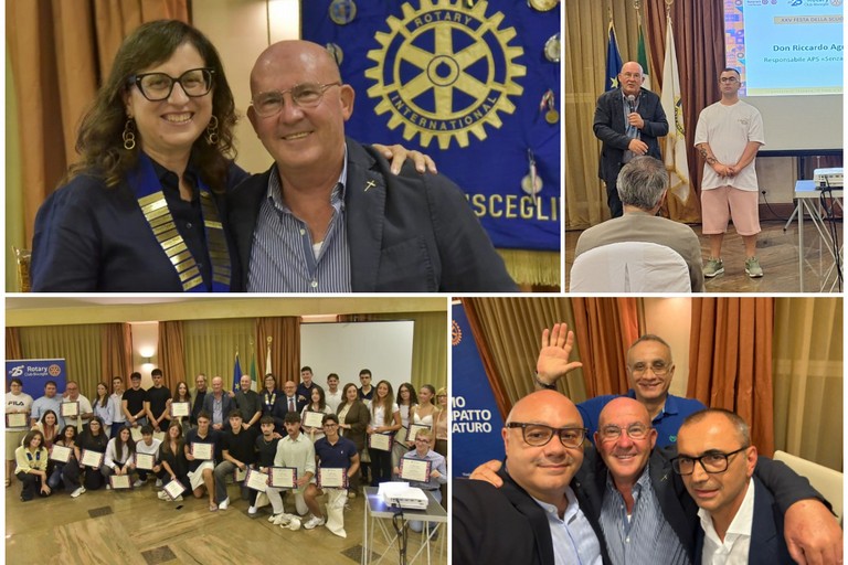 Don Riccardo Agresti ospite d'onore alla XXV Festa della Scuola del Rotary Club