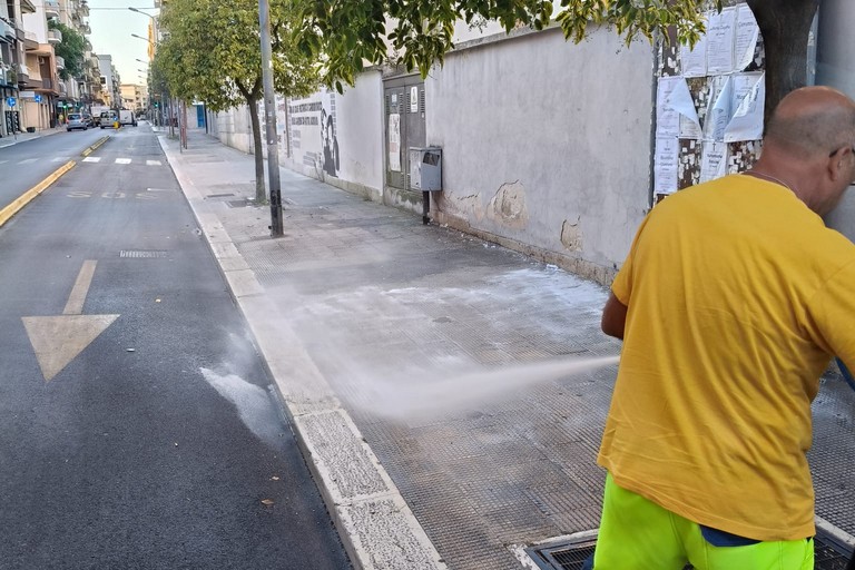 Effettuato intervento di sanificazione intorno all'area del