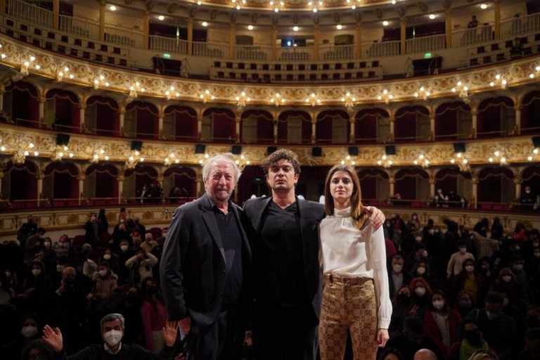 Scamarcio Paorcaroli Piccioni. <span>Foto Bif&st-Bari International Film Festival</span>