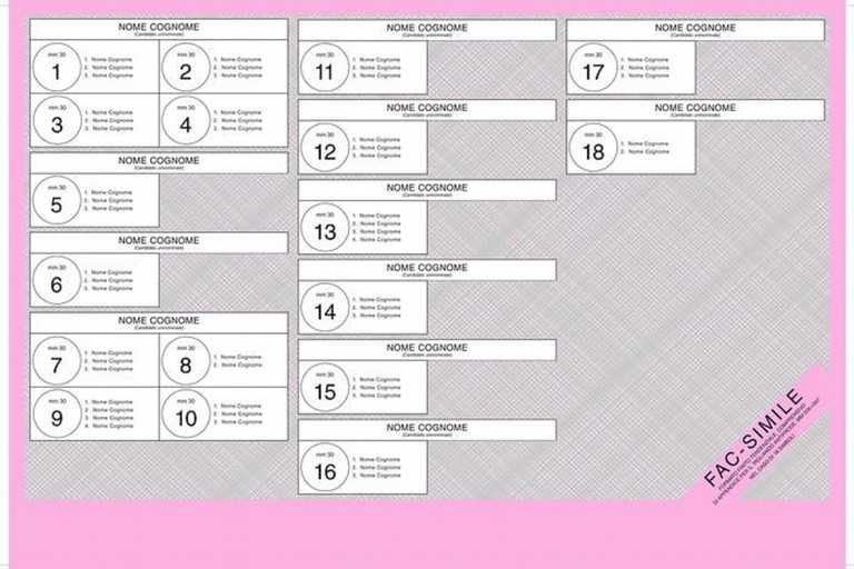 Scheda Rosa