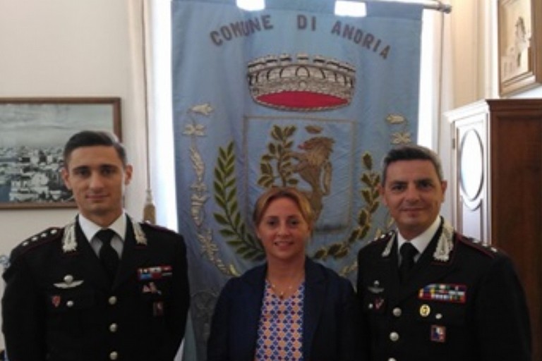 Carabinieri di Andria dal Sindaco