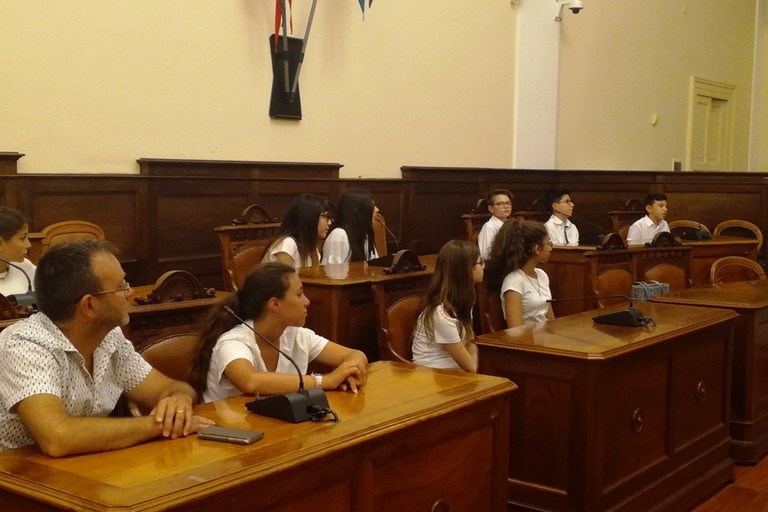 sindaco riceve classe della “Vaccina”