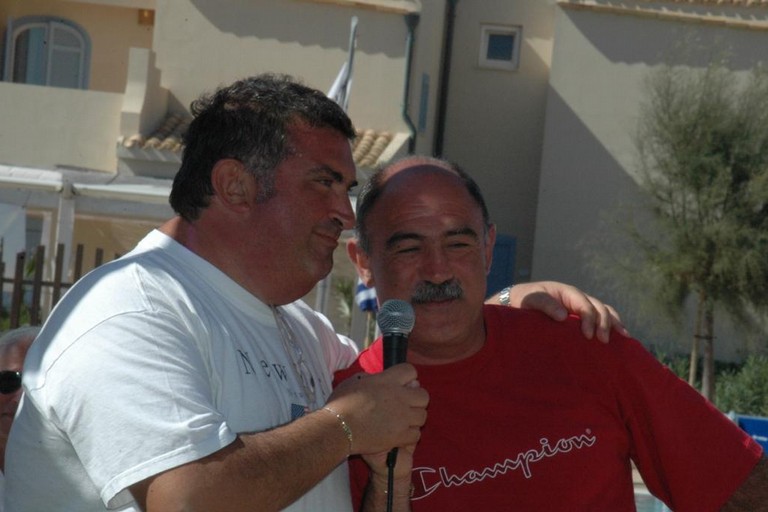 Vincenzo Sinisi (a sx) con Francesco Nicolamarino