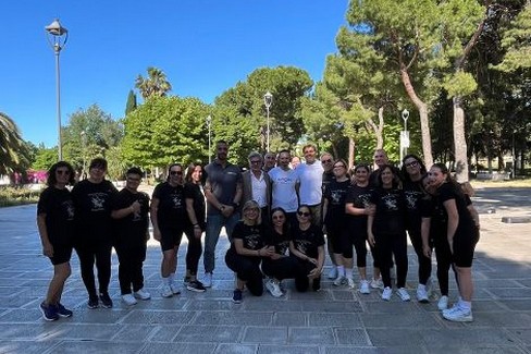 troupe televisiva di “Linea Verde Illumina – Sport e Salute”