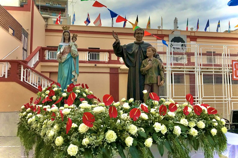 Maria Ausiliatrice, don Bosco e Domenico Savio