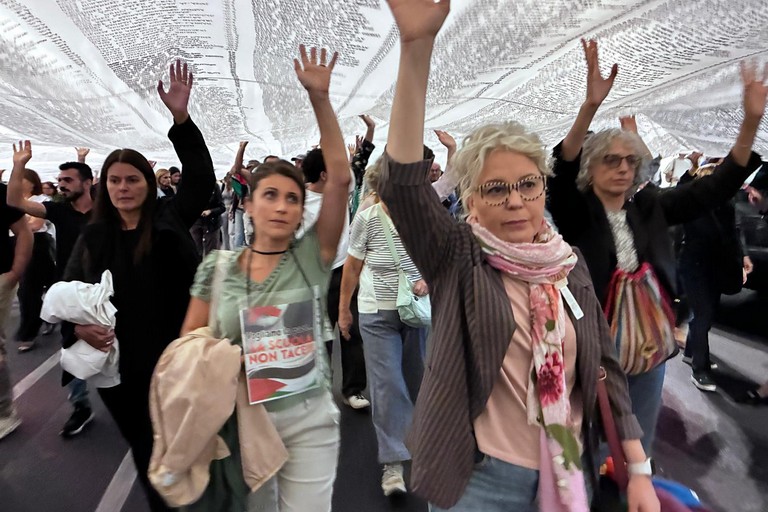 Sudario dei bambini di Gaza