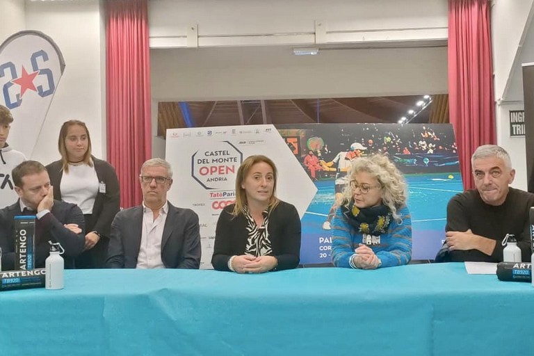 Presentazione degli internazionali di tennis Castel del Monte
