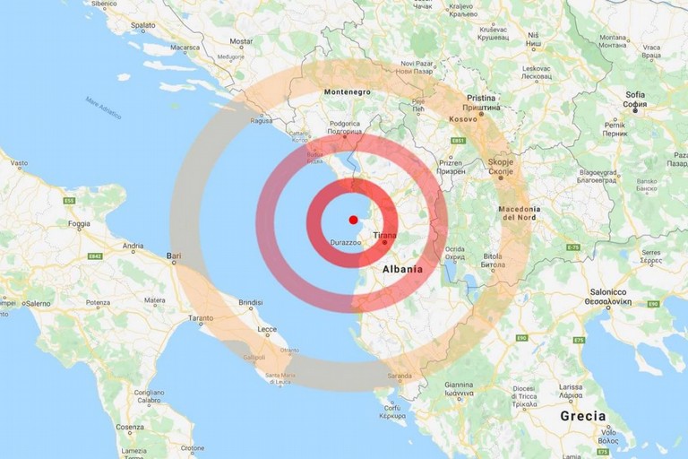 Terremoto in Albania