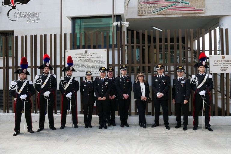Prefetto Riflesso alla sede del Comando provinciale dei Carabinieri
