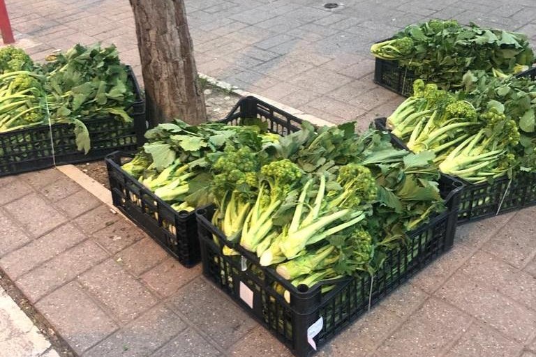 Verdura sequestrata dalla Polizia locale
