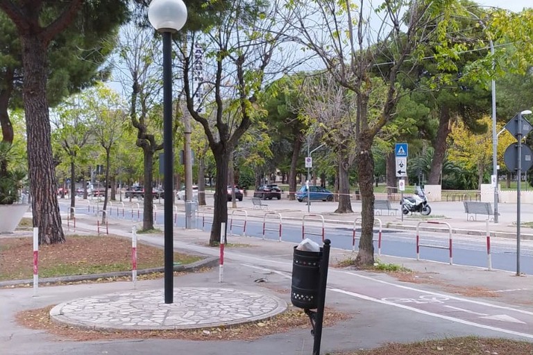 viale della passeggiata ad Andria