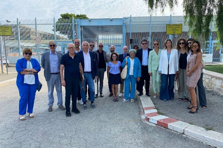 Mariangela Matera visita l'Istituto Penitenziario di Trani