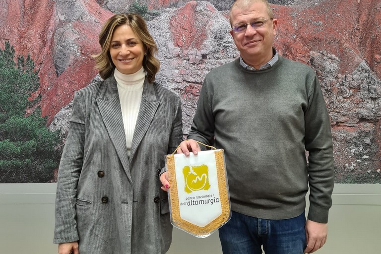 l'on. Matera con il Presidente Francesco Tarantini
