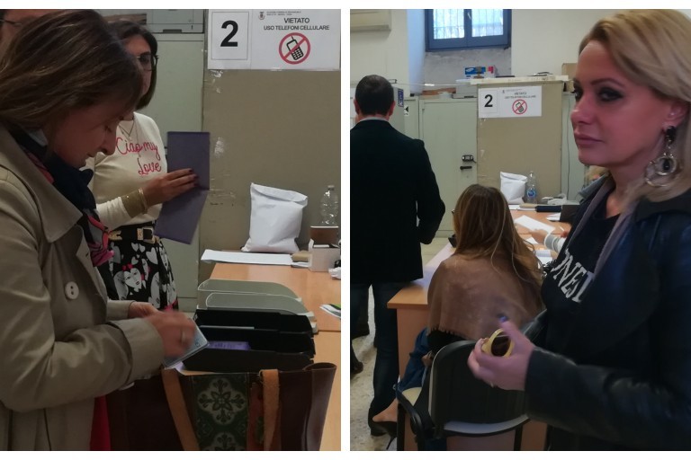 Giovanna Bruno (Pd) e Laura Di Pilato (Fronte Democratico)